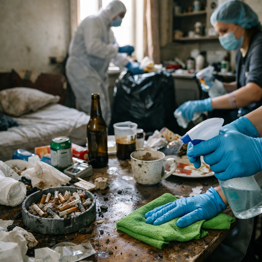 Nettoyage et sécurisation d’un logement à risque pour limiter les dangers sanitaires liés au syndrome de Korsakoff