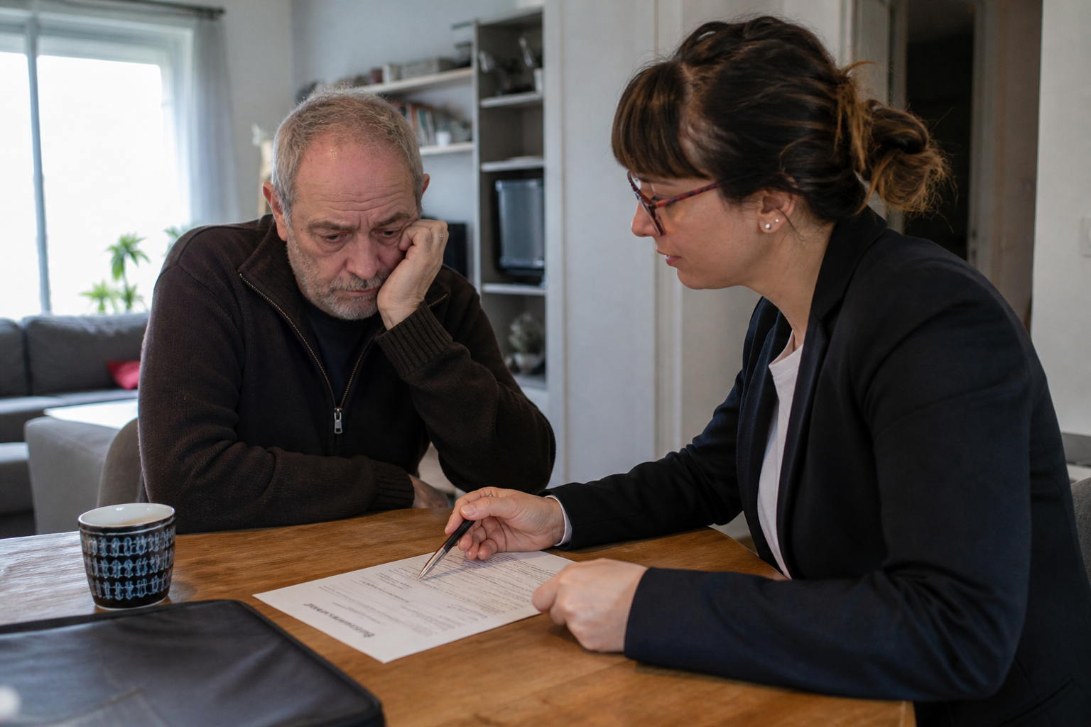 Gestion d’un appartement occupé par un locataire atteint du syndrome de Korsakoff Professionnelle accompagnant un locataire âgé dans la gestion administrative de son appartement touché par le syndrome de Korsakoff